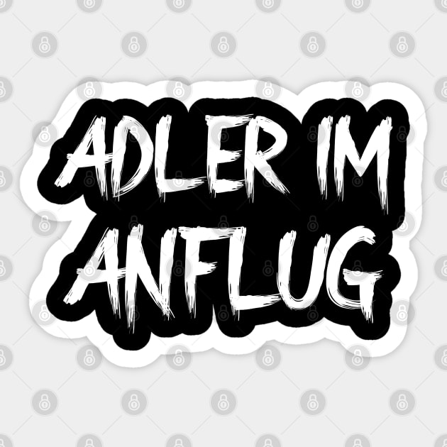 Adler im Anflug Sticker by VRedBaller